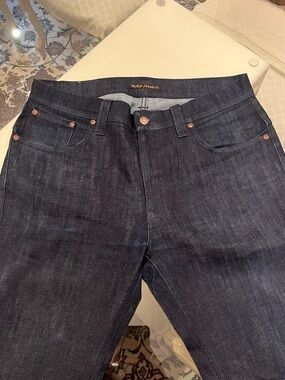 Nudie Jeans Dark Indigo Slim Straight Men's Jeans